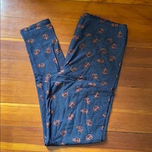 LulaRoe Anchor leggings